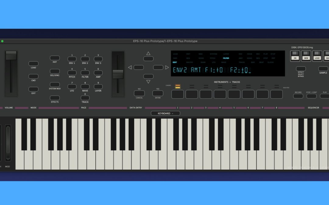 Εξομοιωτής sampler Ensoniq EPS-16+ από τον mardlib